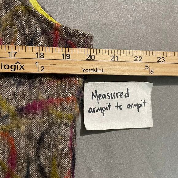 Christopher & Banks Vest Size Medium Felted Artsy Unique Wearable Art Goblincore - Picture 8 of 10